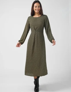 Sahra Dress - Olive Mosaic