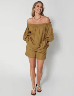 Santorini Blouse - Bronze