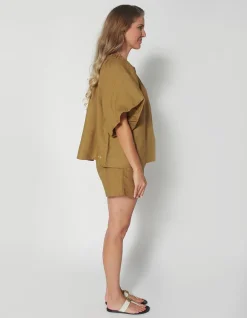 Santorini Blouse - Bronze