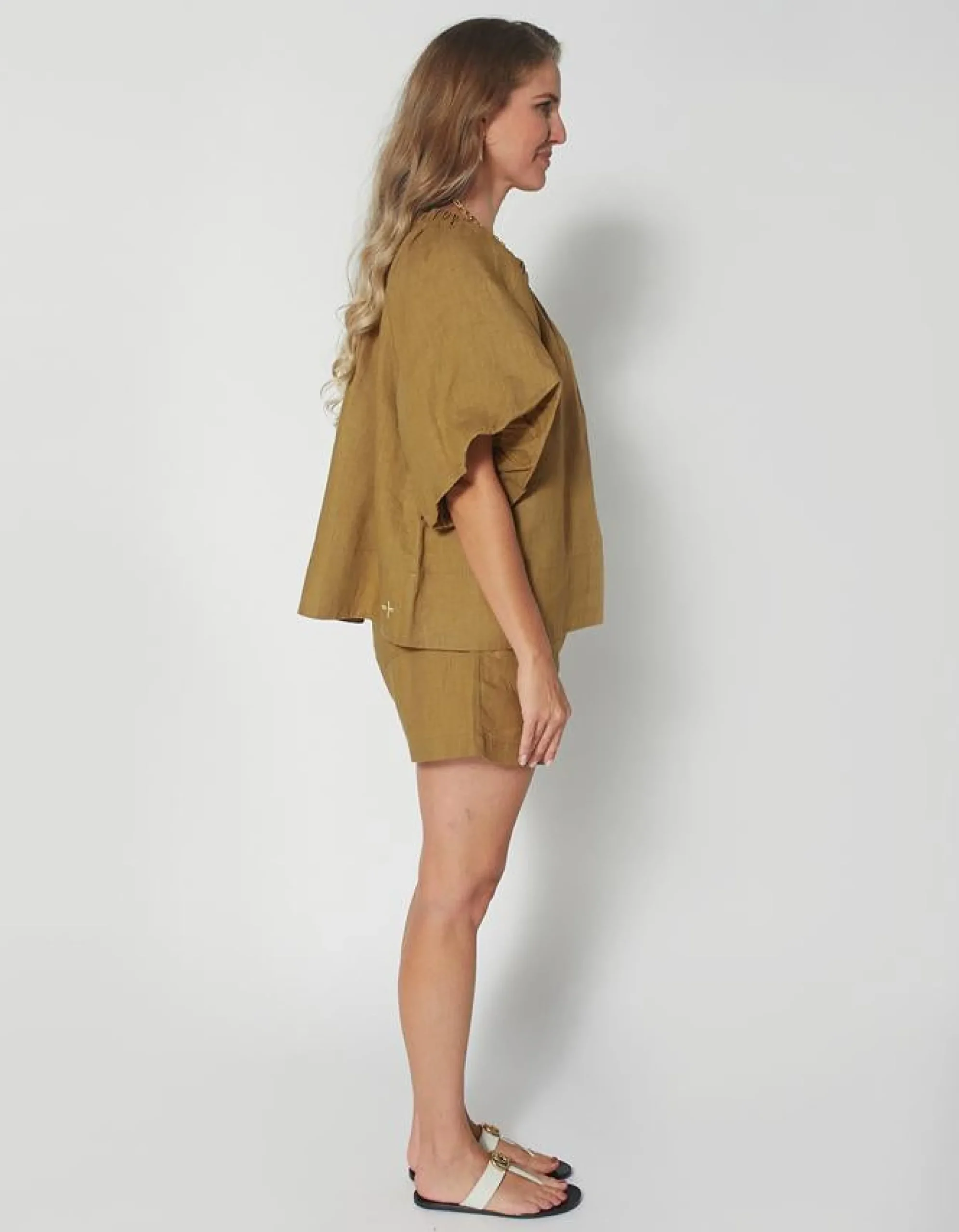 Santorini Blouse - Bronze