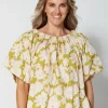 Santorini Blouse - Rosa Olive