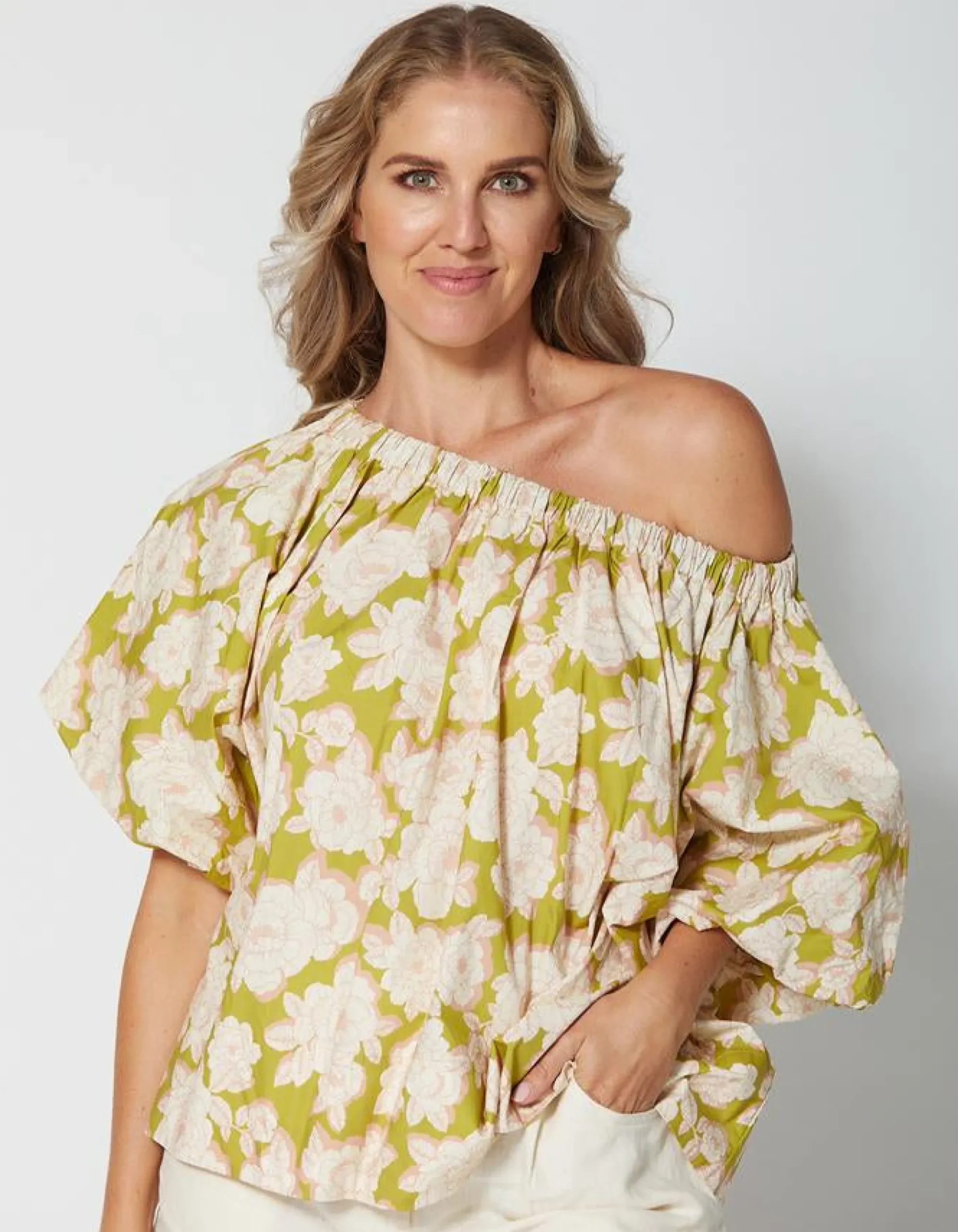 Santorini Blouse - Rosa Olive