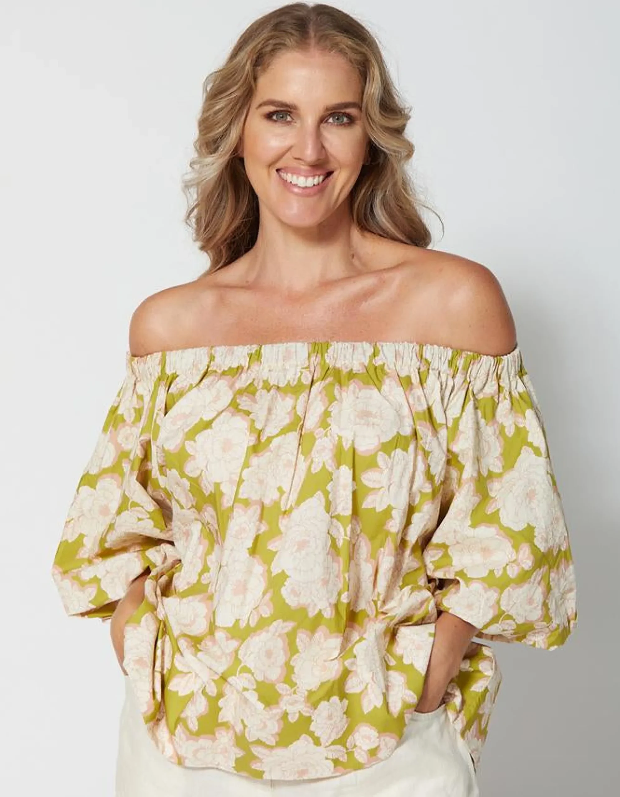 Santorini Blouse - Rosa Olive