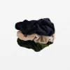 Scrunchie Set of 3 - Black Forest Beige
