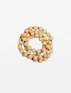 Set of 4 Carnival Bead Bracelet