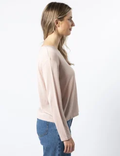 Shimmer Top - Rose