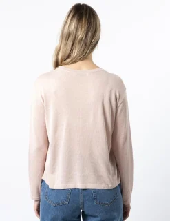 Shimmer Top - Rose