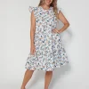 Sienna Dress - Birdcage Blue