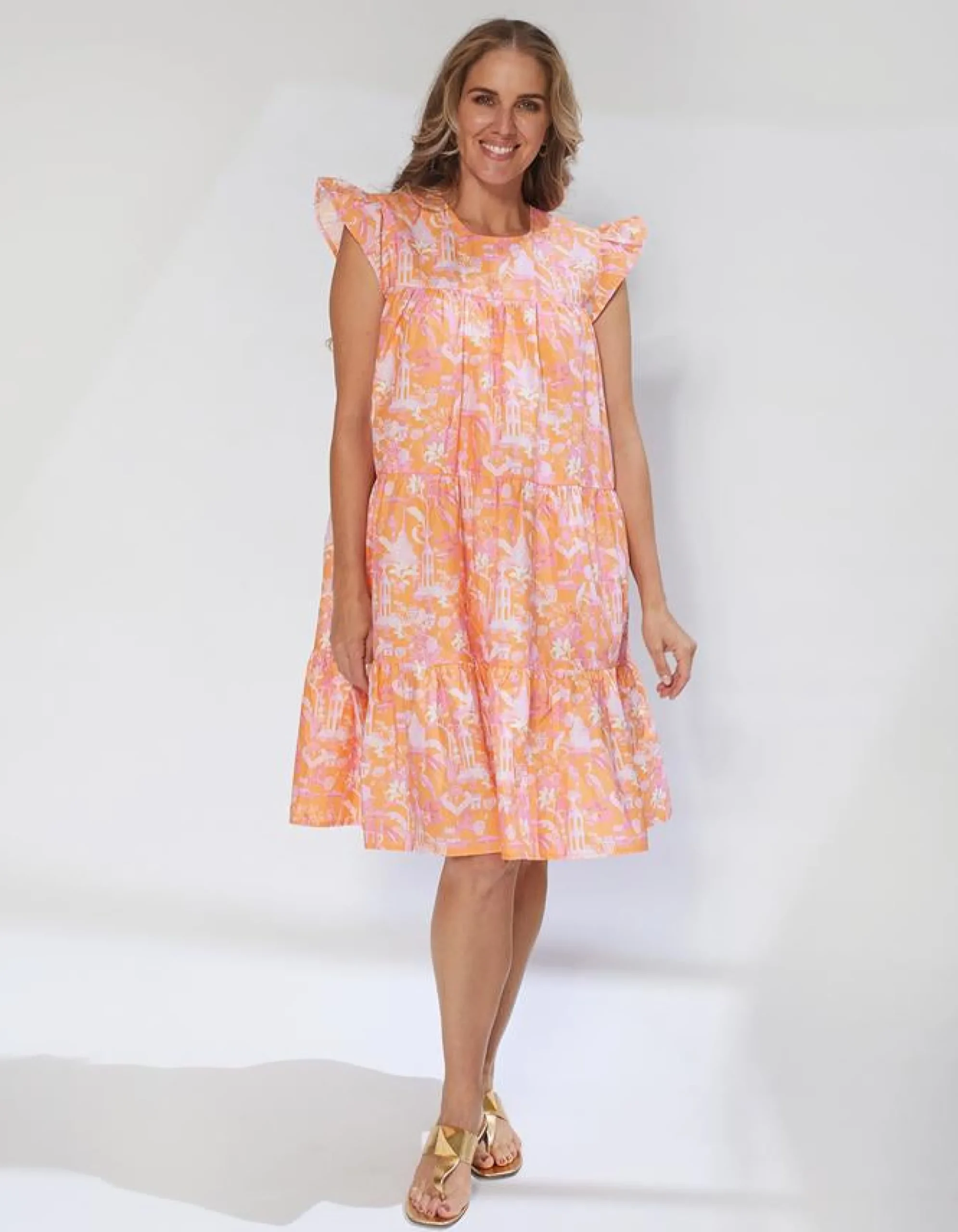 Sienna Dress - Tulleries Topaz