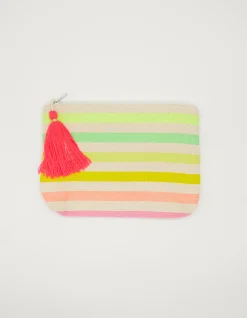 Small Pouch - Coloured Stripes