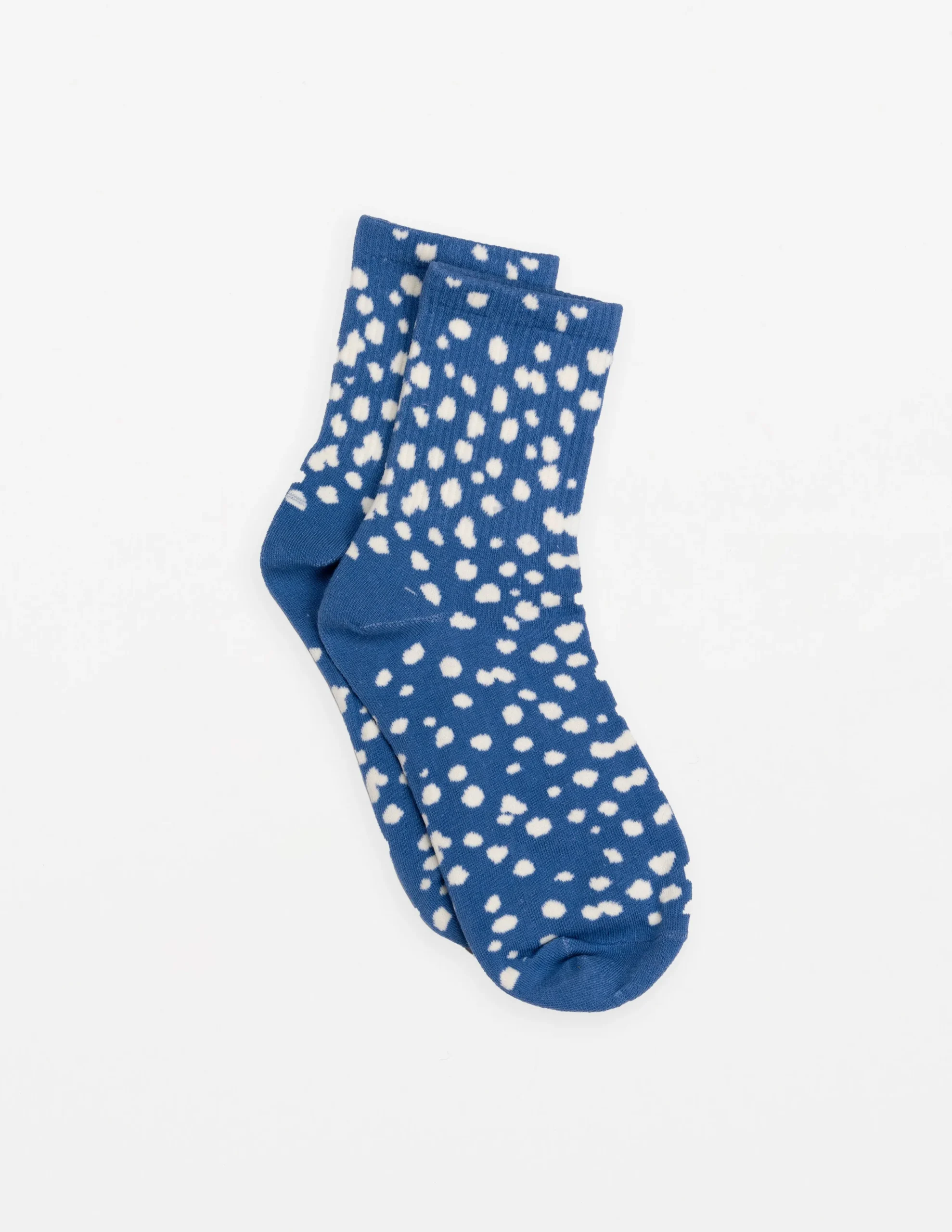 Sock Dotty - Blue and White