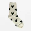 Sock Hearts - White