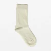 Sock Indent Hearts - White