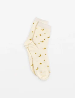 Sock Stars and Moons - Cream