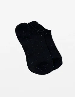 Socks Black Speckled