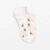 Socks Glitter Stars - White