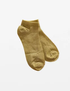 Socks Gold Lurex