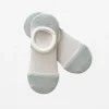 Socks Sheer No Show Silver Lurex