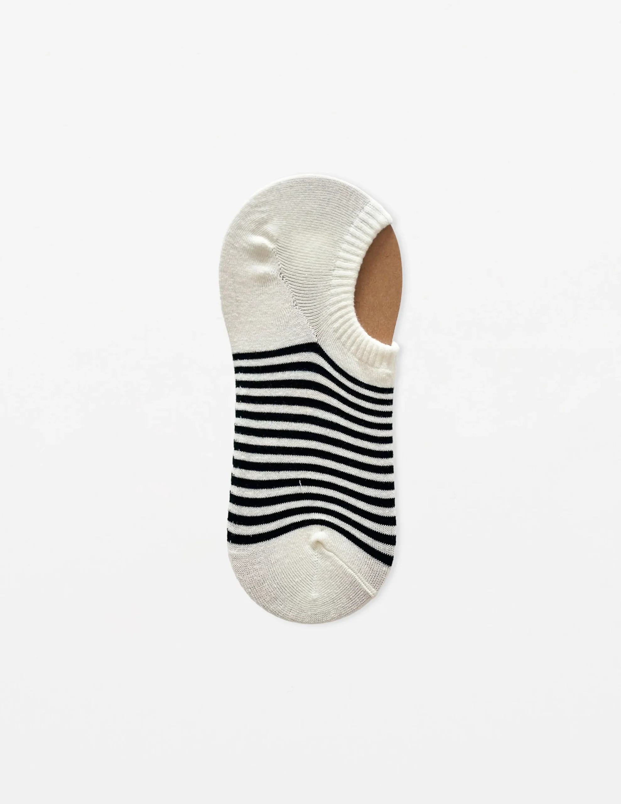 Socks Striped Black and White