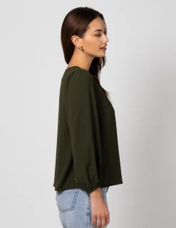 Sonnet Blouse - Khaki