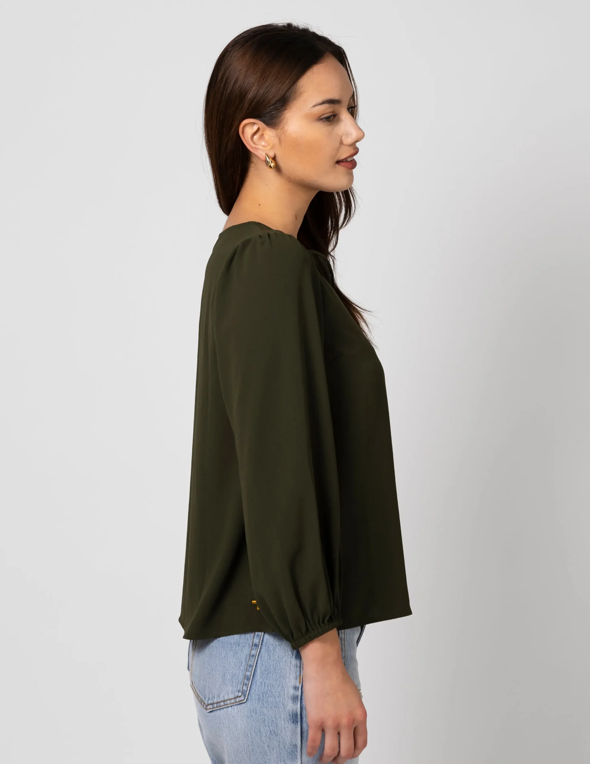 Sonnet Blouse - Khaki