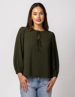 Sonnet Blouse - Khaki