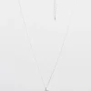 Star with Circle Crystal Necklace