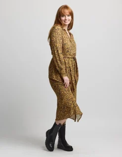 Staten Dress - Bronze Peony
