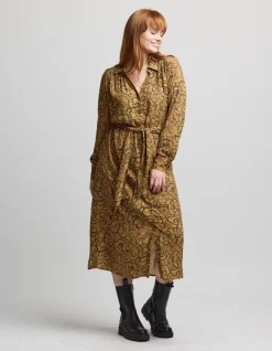 Staten Dress - Bronze Peony
