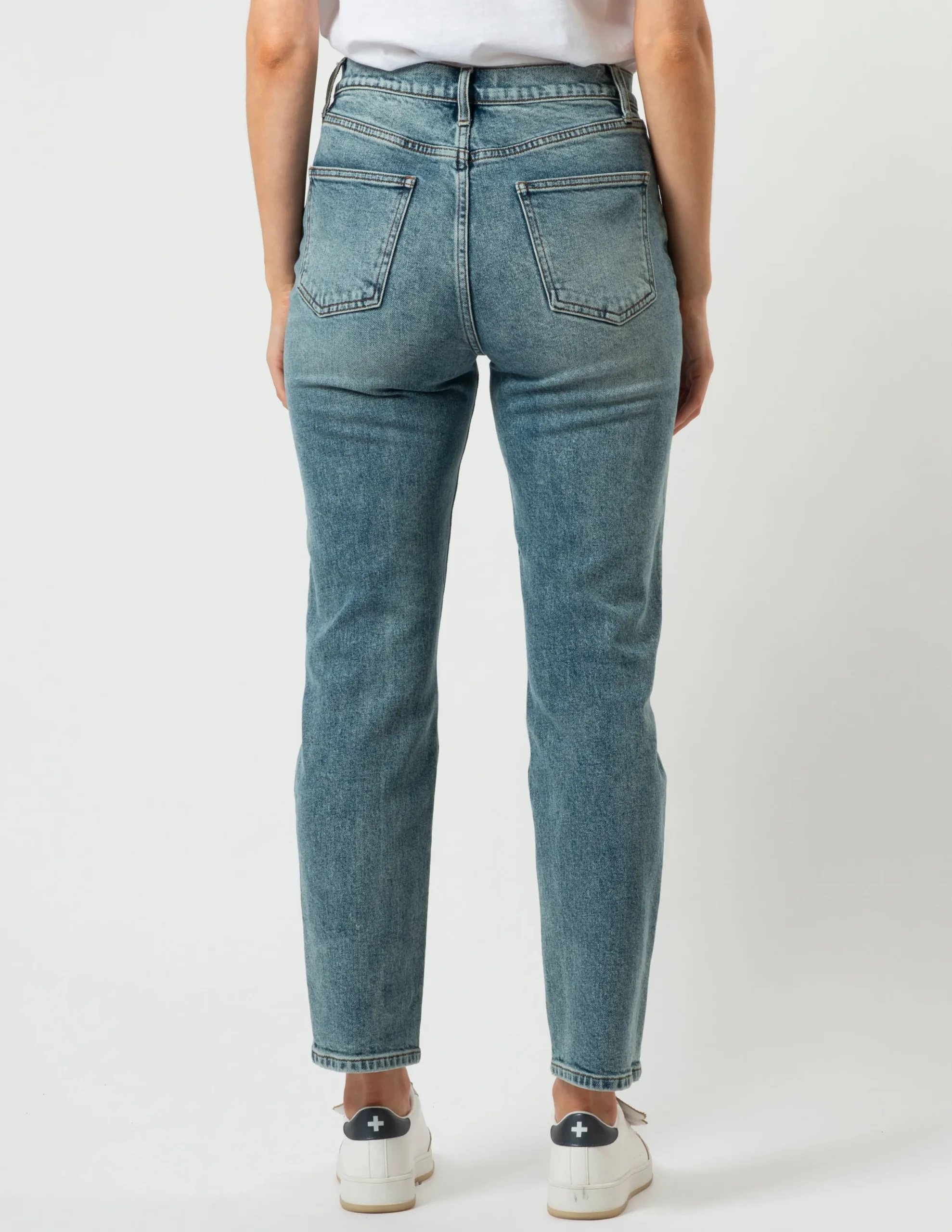 STELLA ESSENTIALS Aubrey Jean - Mid Denim Blue