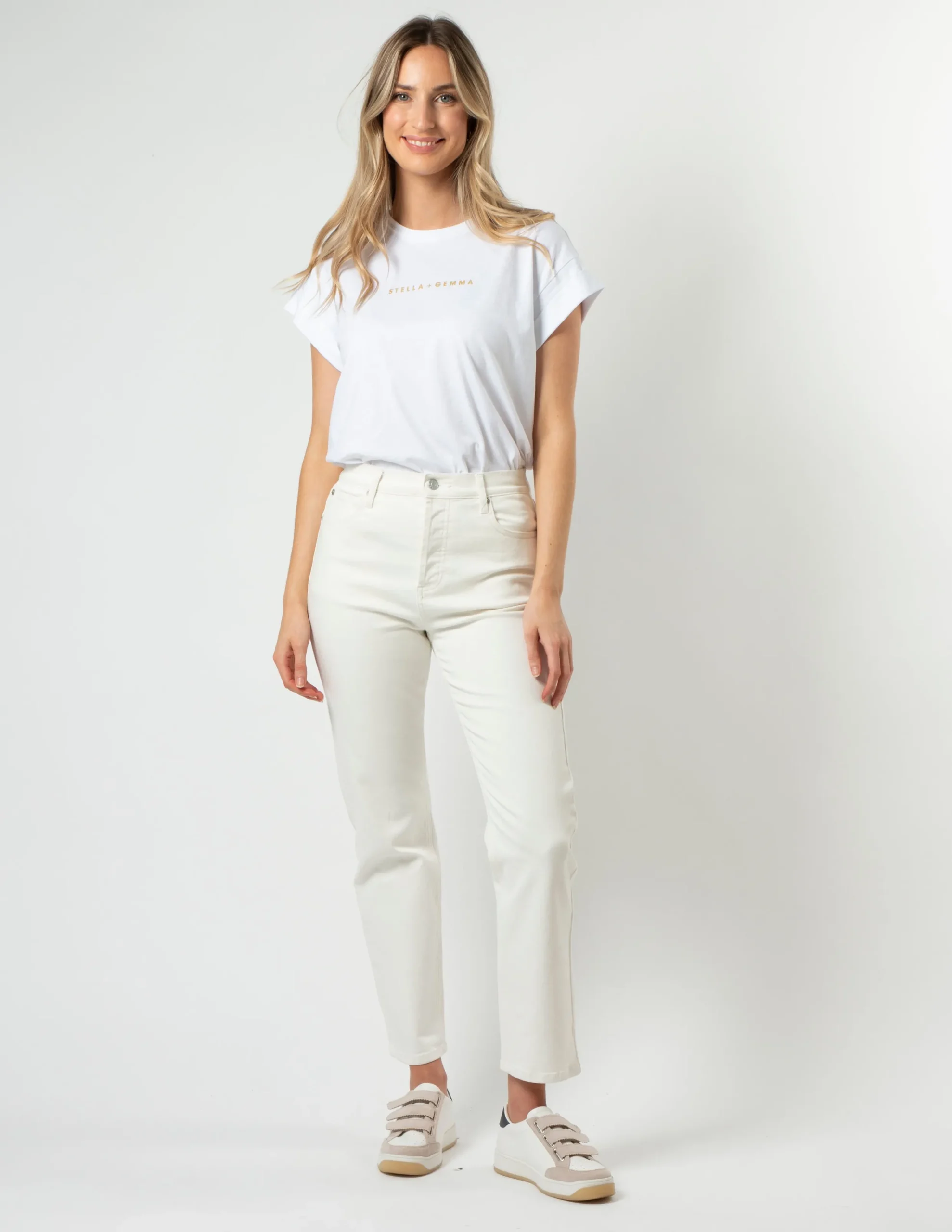 STELLA ESSENTIALS Aubrey Jean - Ecru