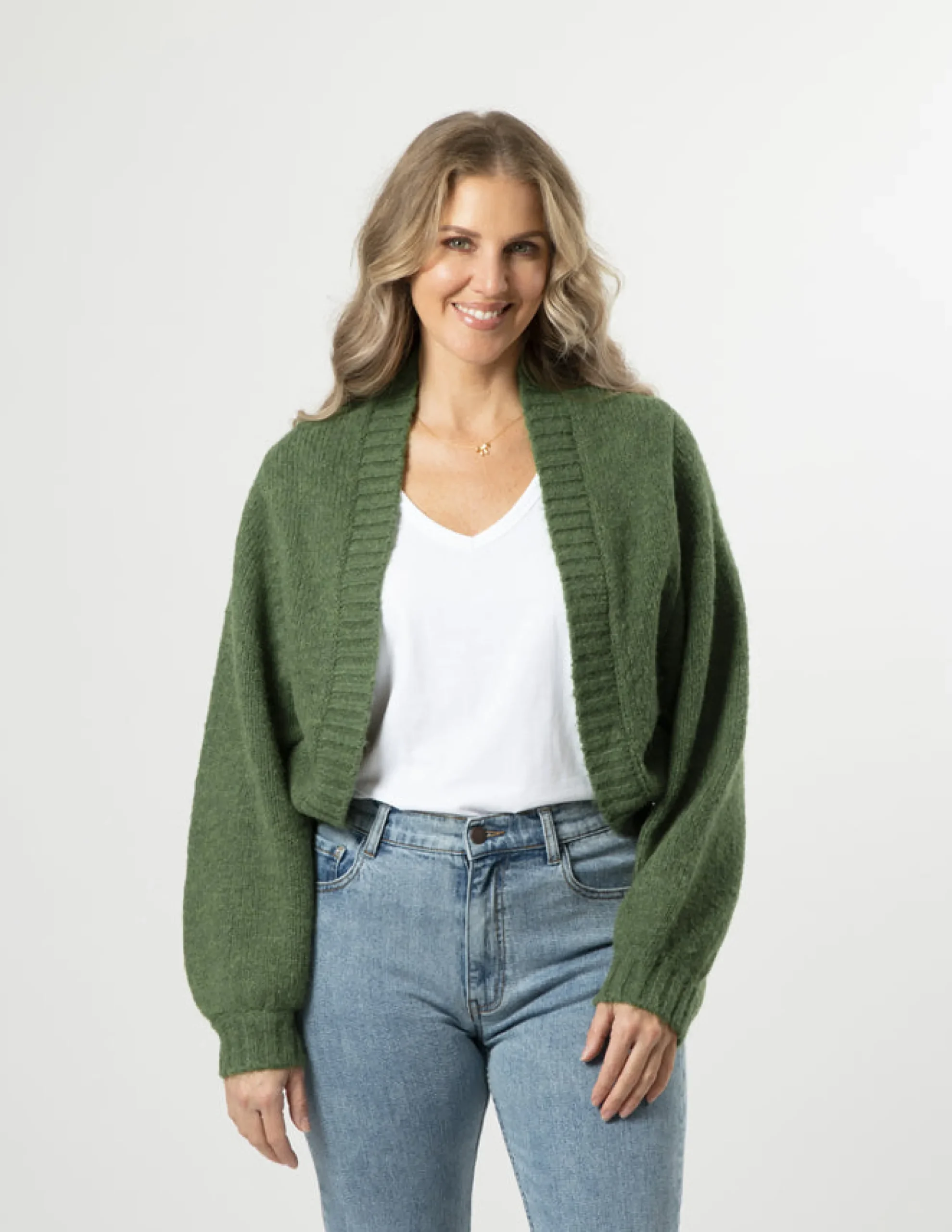 STELLA ESSENTIALS Betty Bolero - Supergreen