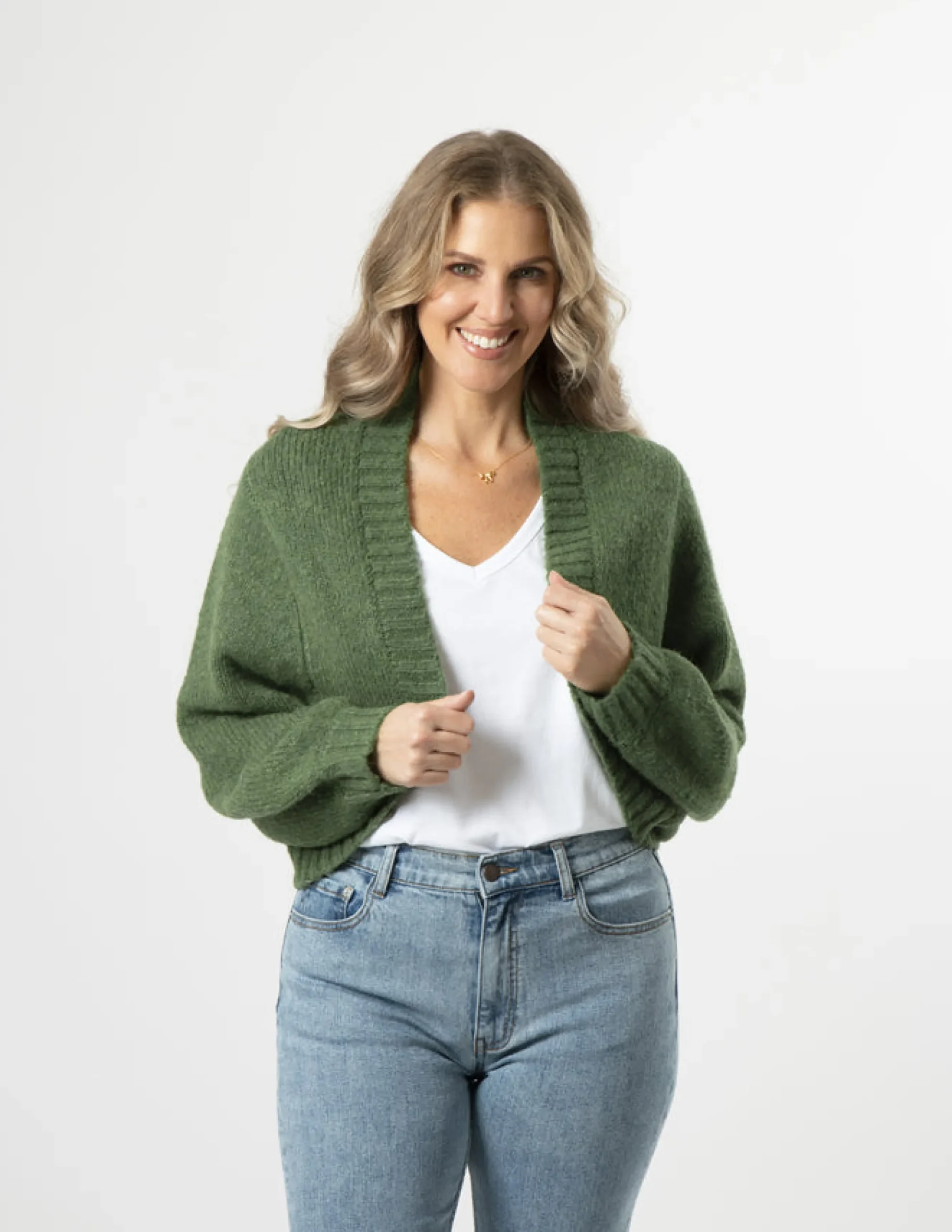 STELLA ESSENTIALS Betty Bolero - Supergreen