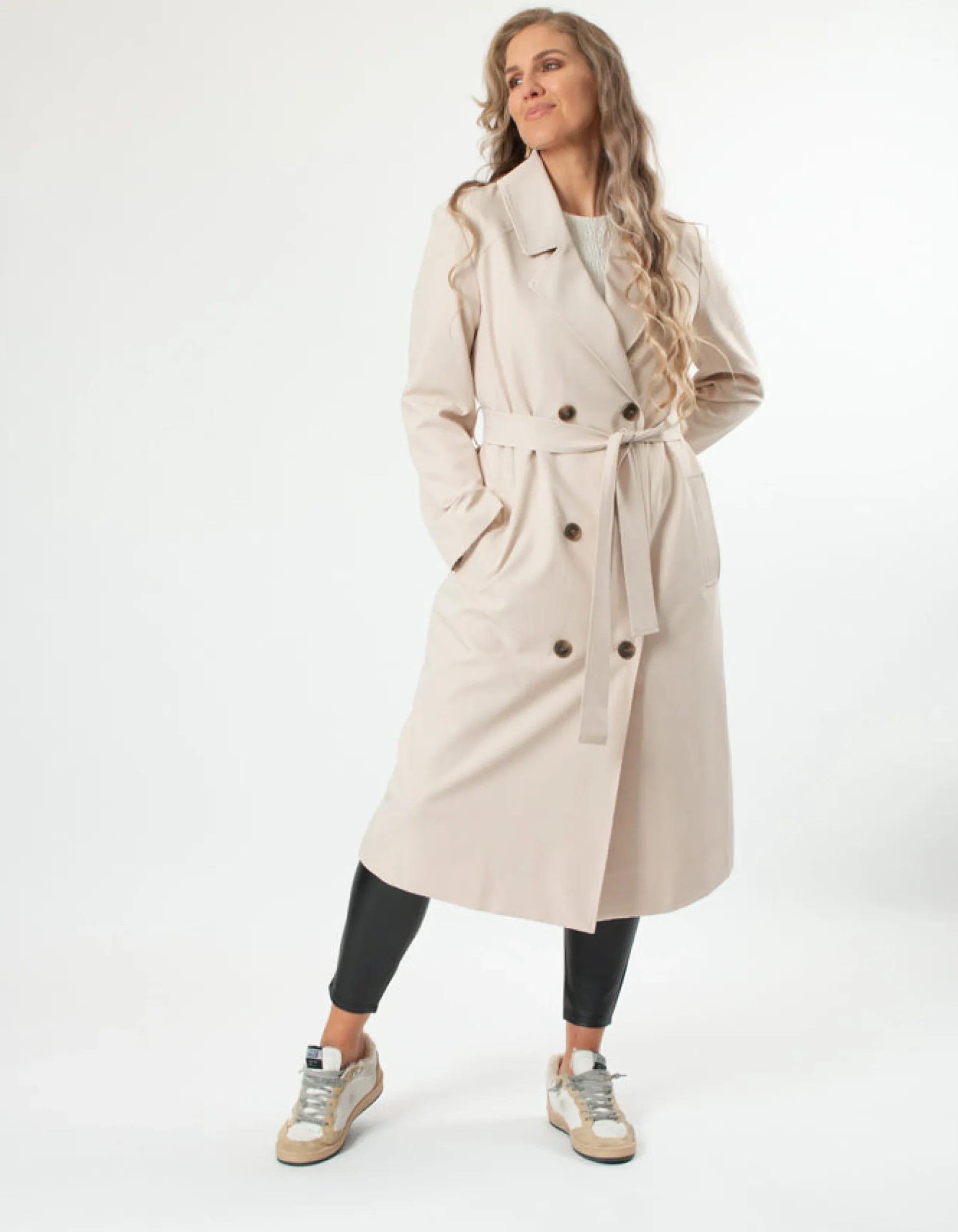 STELLA ESSENTIALS Boston Trench - Crème Brulee
