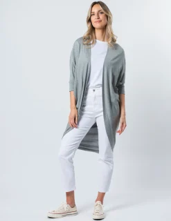 STELLA ESSENTIALS Chardy Cardi - Grey Marle
