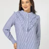 STELLA ESSENTIALS Cici Blouse - Navy Stripe