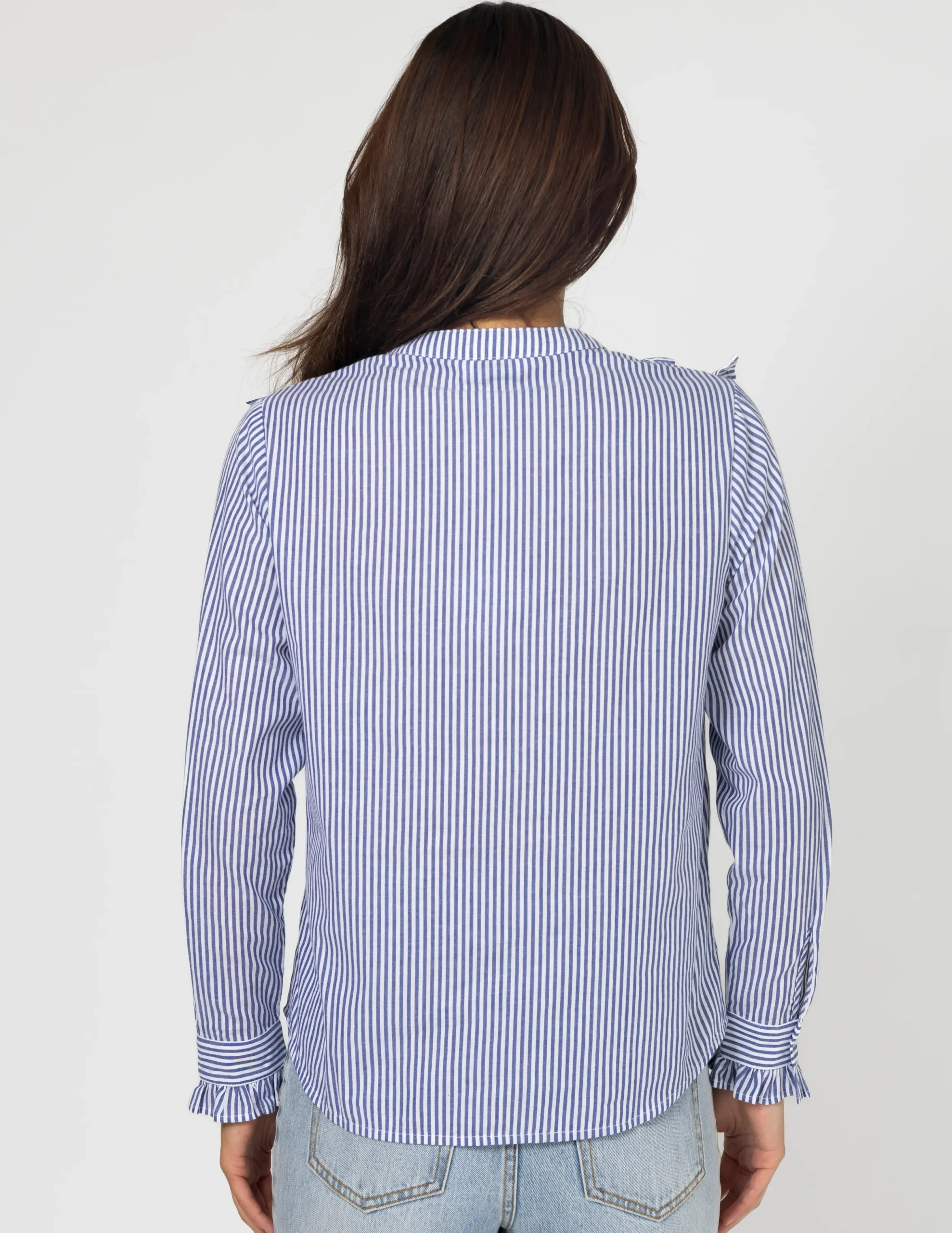 STELLA ESSENTIALS Cici Blouse - Navy Stripe