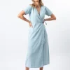STELLA ESSENTIALS Como Dress - Light Blue Wash