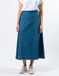 STELLA ESSENTIALS Dixie Skirt - Mid Wash