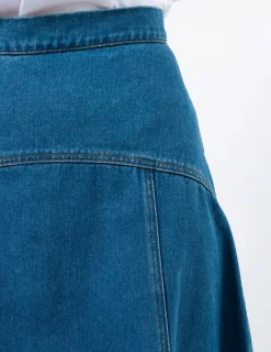 STELLA ESSENTIALS Dixie Skirt - Mid Wash