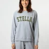 STELLA ESSENTIALS Everyday Sweater - Grey With Khaki Logo