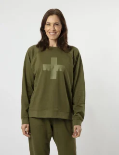 STELLA ESSENTIALS Everyday Sweater - Khaki Cross