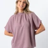 STELLA ESSENTIALS Giovana Blouse - Iced Plum