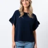 STELLA ESSENTIALS Grace Top - Navy