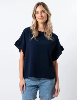 STELLA ESSENTIALS Grace Top - Navy
