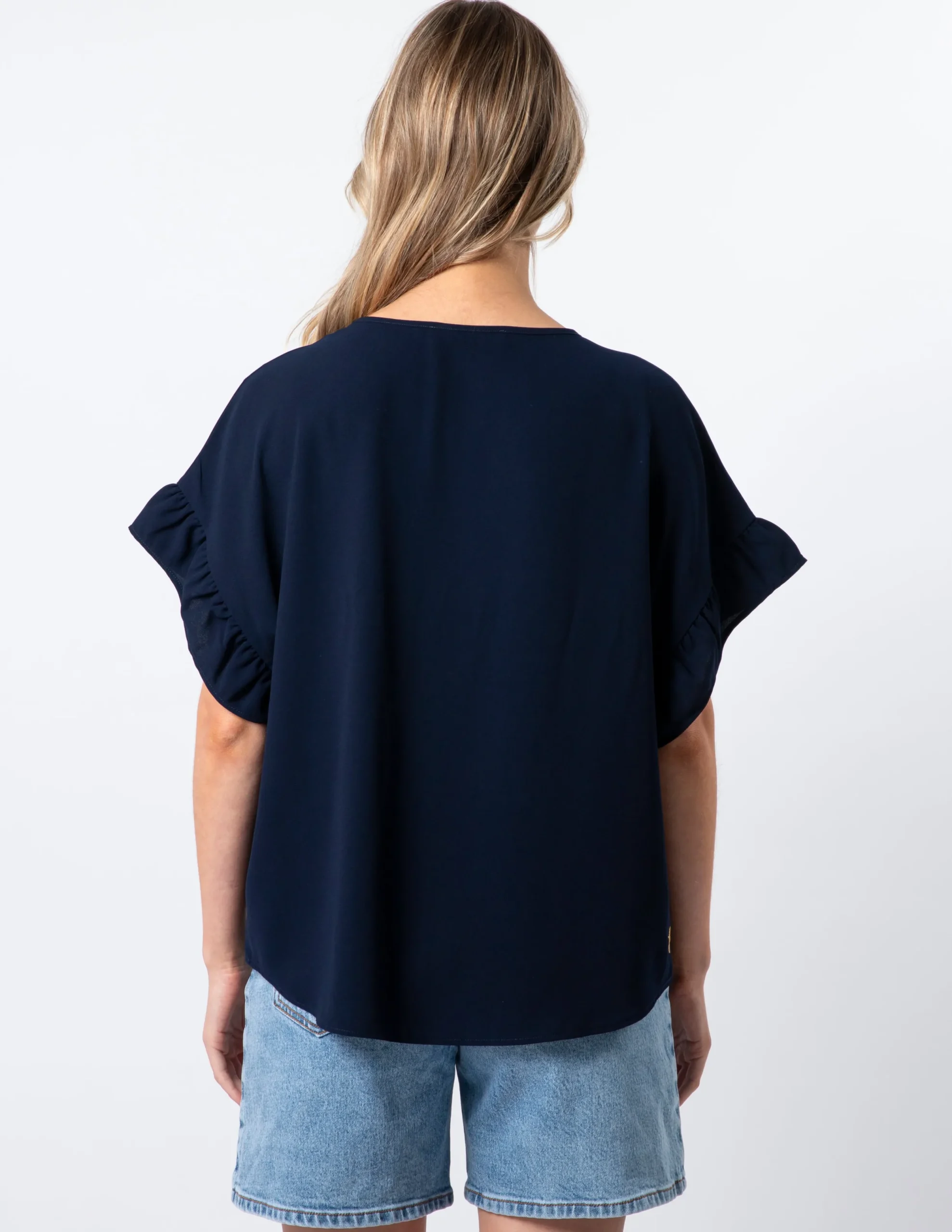 STELLA ESSENTIALS Grace Top - Navy