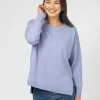 STELLA ESSENTIALS Halle Knit Top - Cornflower