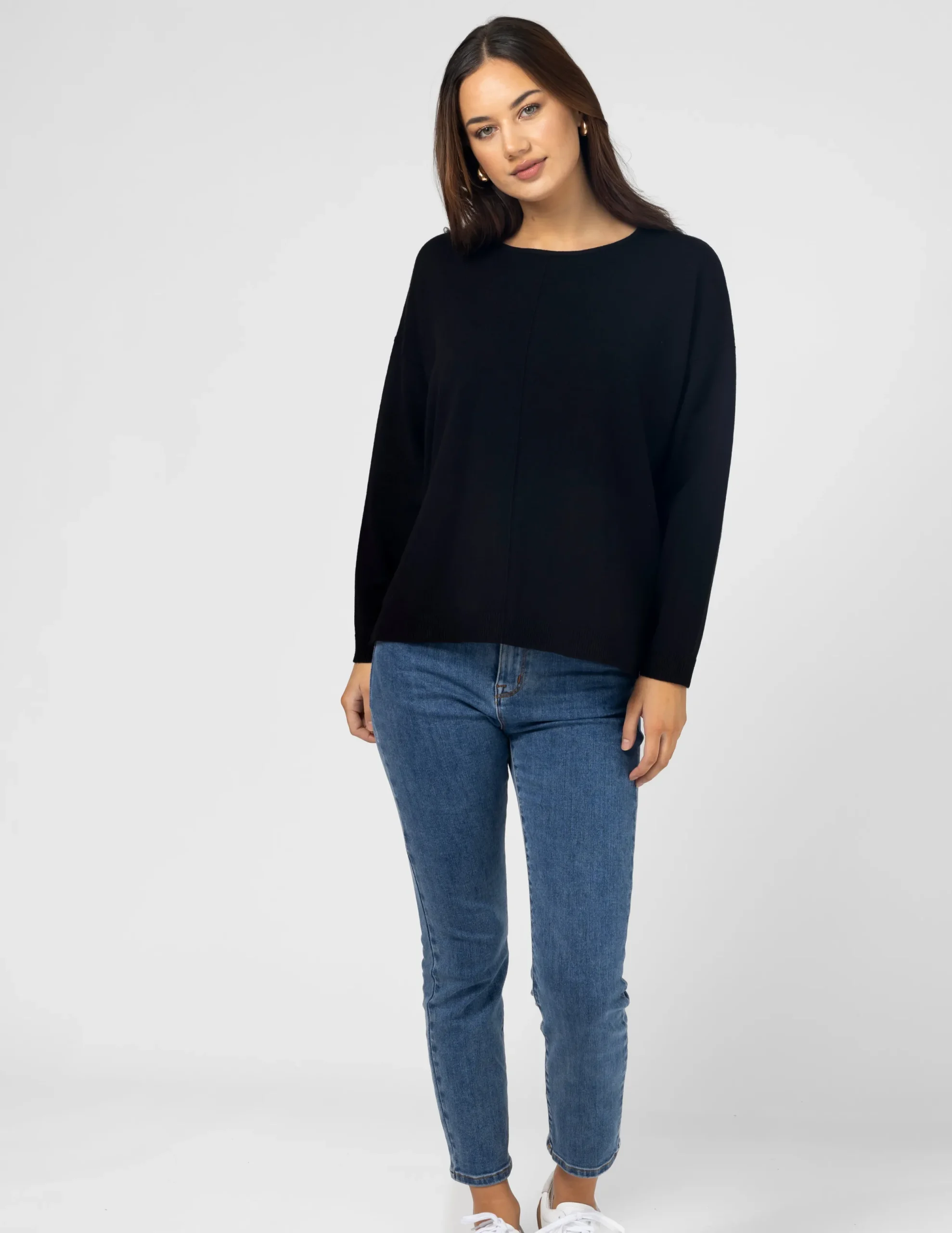STELLA ESSENTIALS Halle Knit Top - Black