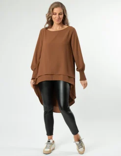 STELLA ESSENTIALS Havana Top - Coffee