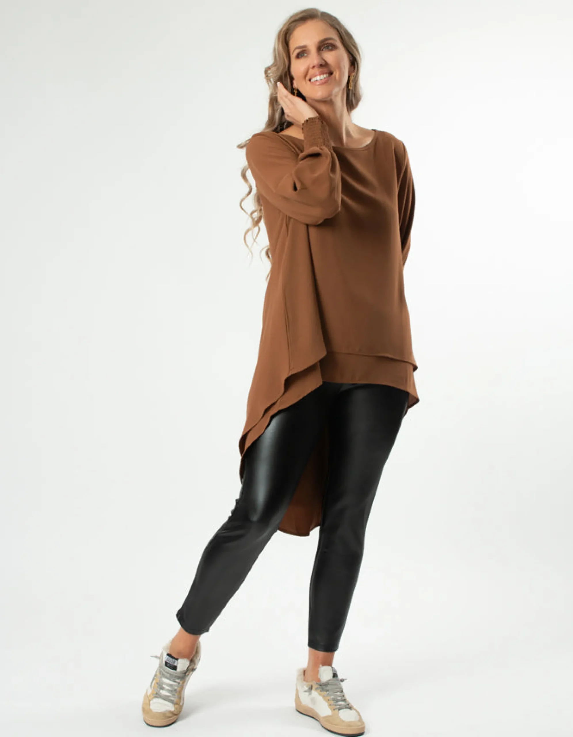 STELLA ESSENTIALS Havana Top - Coffee